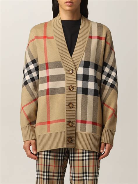 burberry women's cardigans